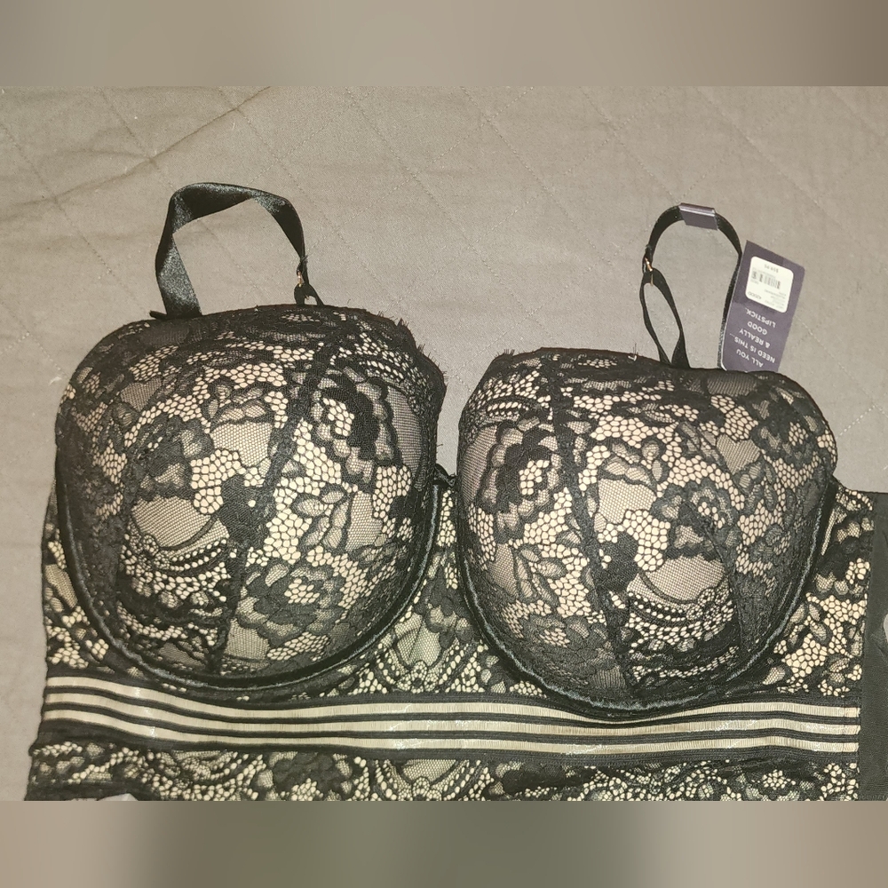 Cacique Black Lace Bra